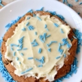 Personalized Cookie Cake with Blue Jimmy's